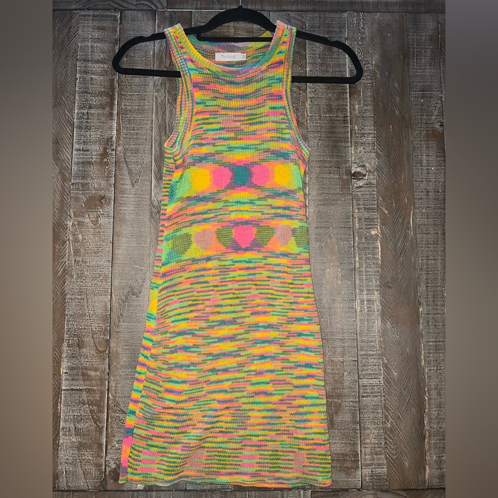 Beginning Boutique Rainbow Tank Dress
